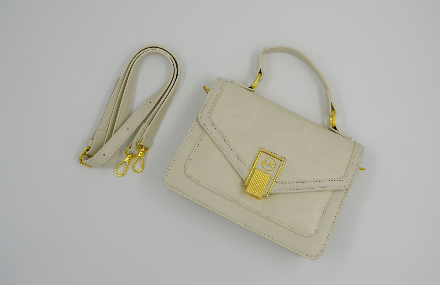 Elegant White Sling Bag