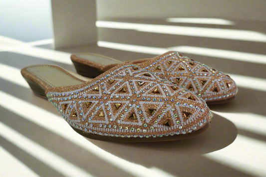 Gloden Lattice Mules