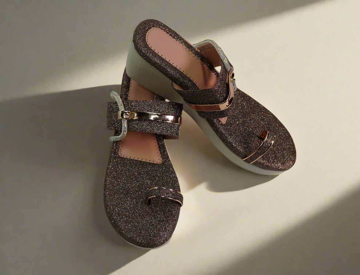 Shimmer heels