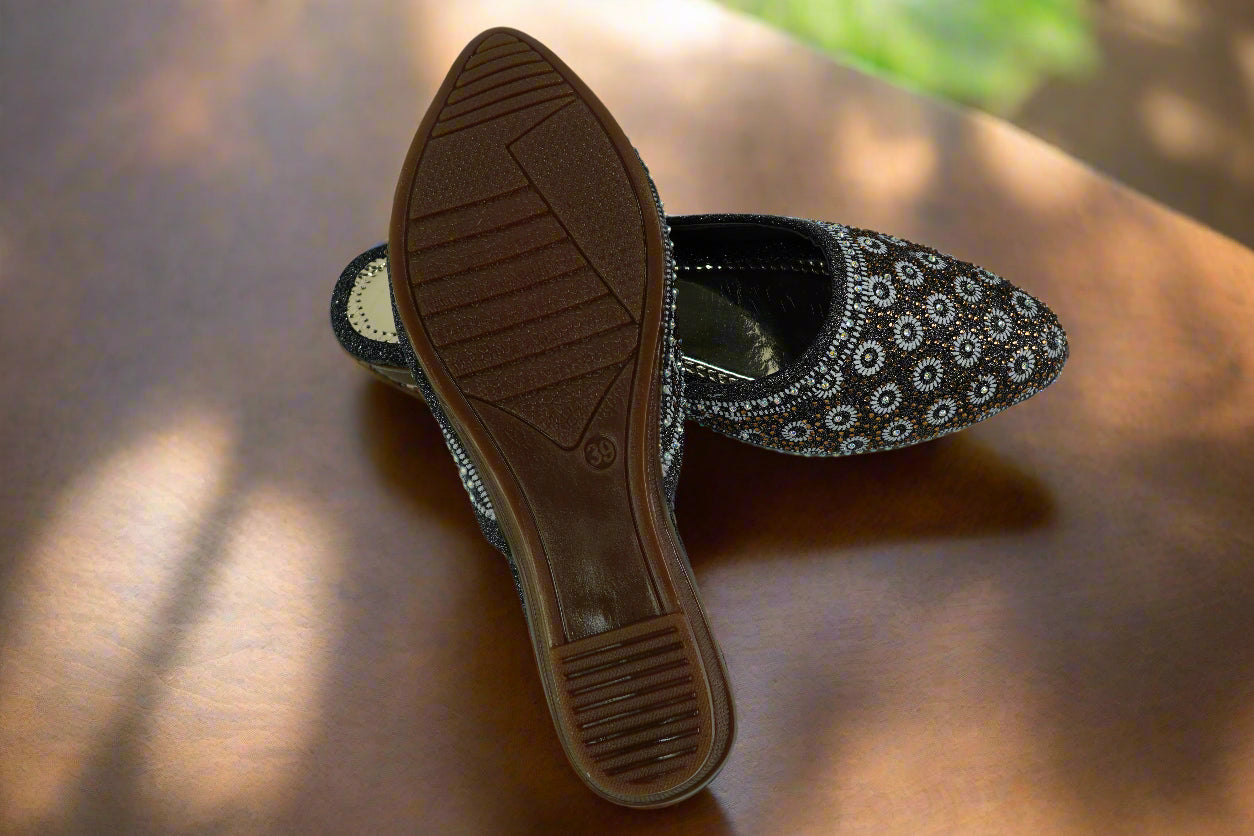 Embellished Sparkle Mules