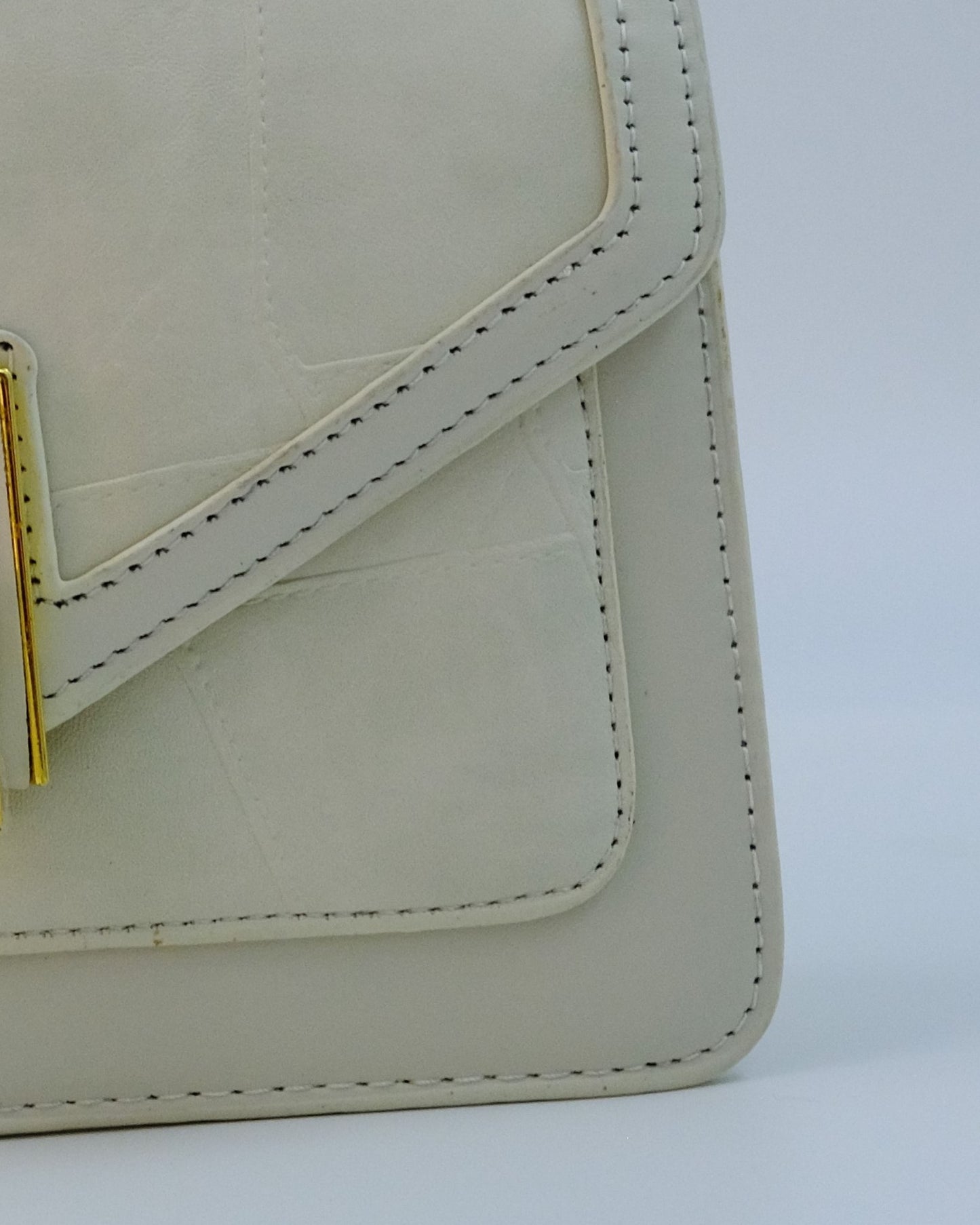 Elegant White Sling Bag