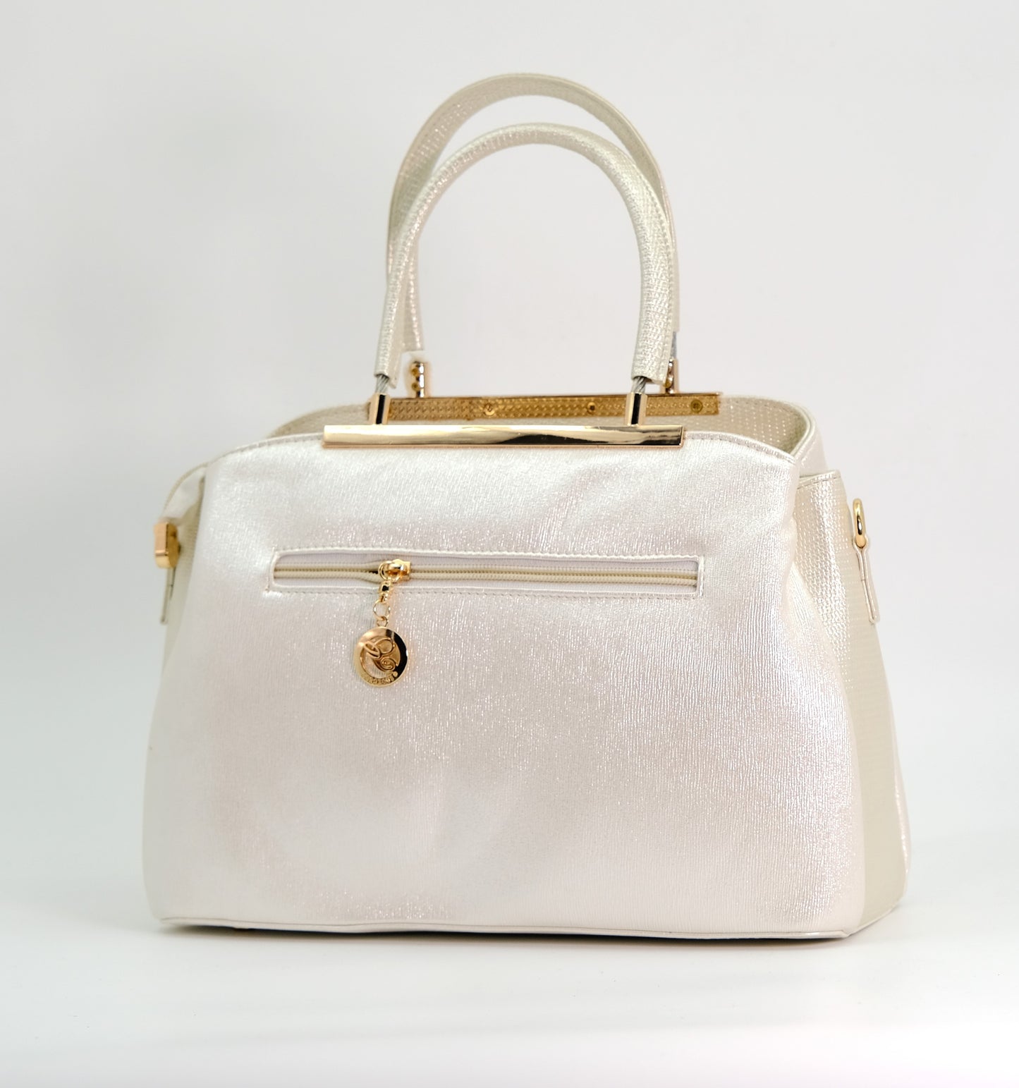 Ivory luxurious women's handbag