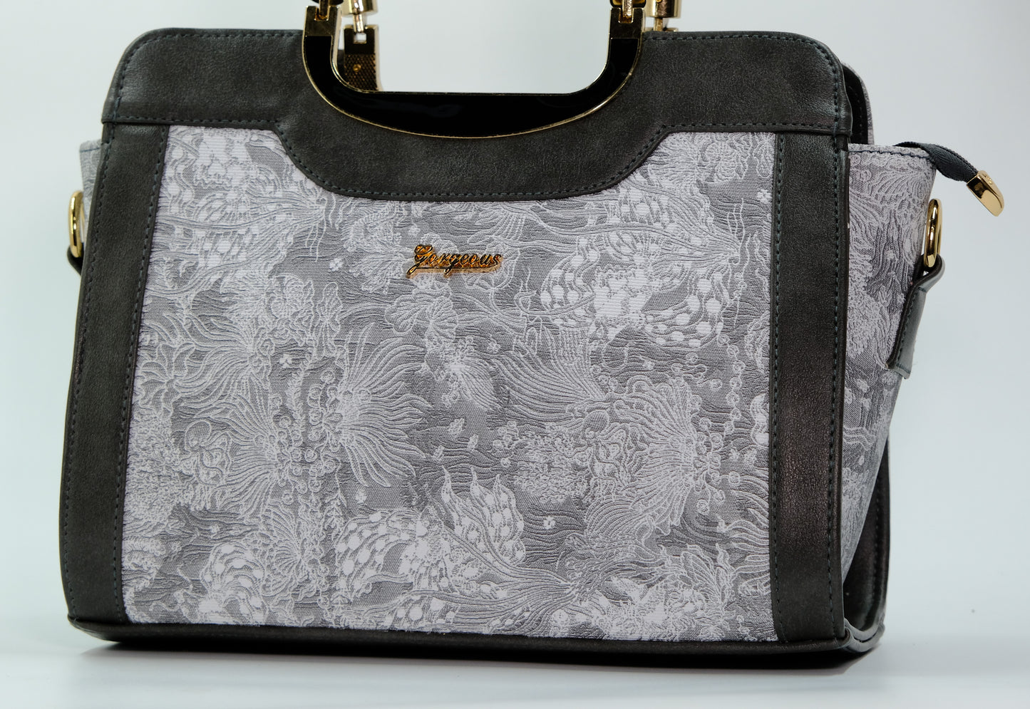 Silver Serenade Women Handheld Bag