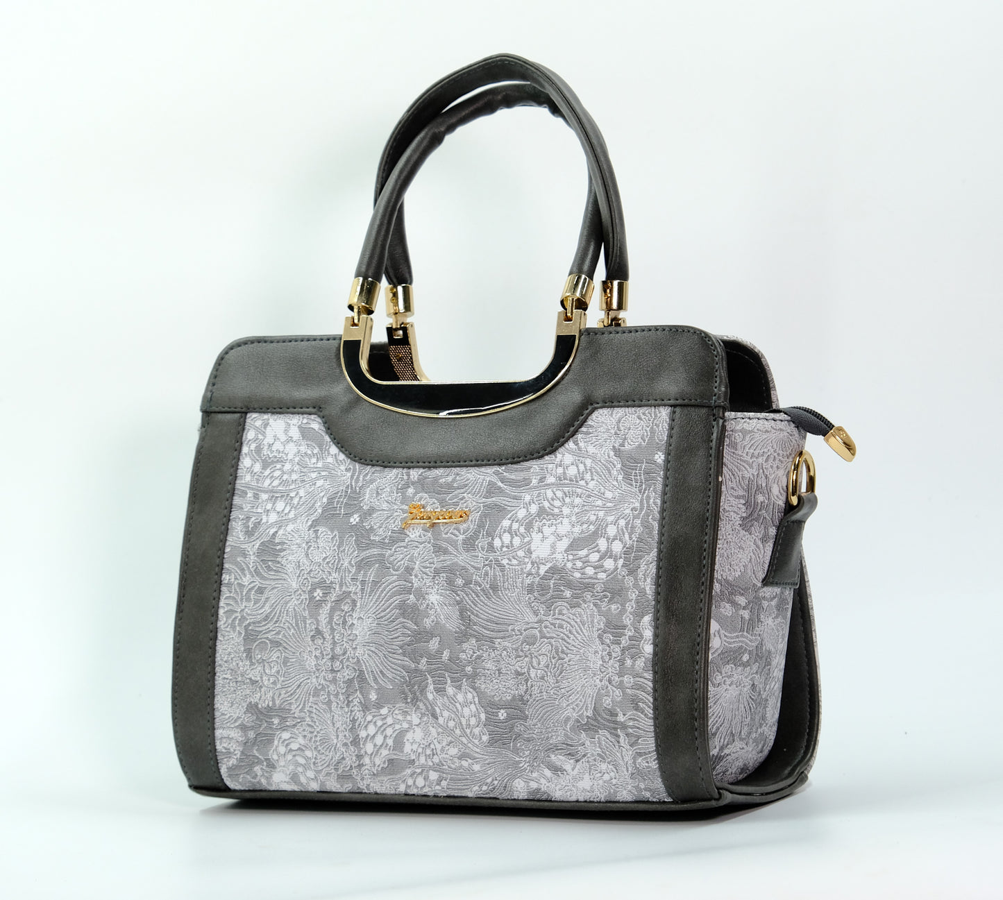 Silver Serenade Women Handheld Bag