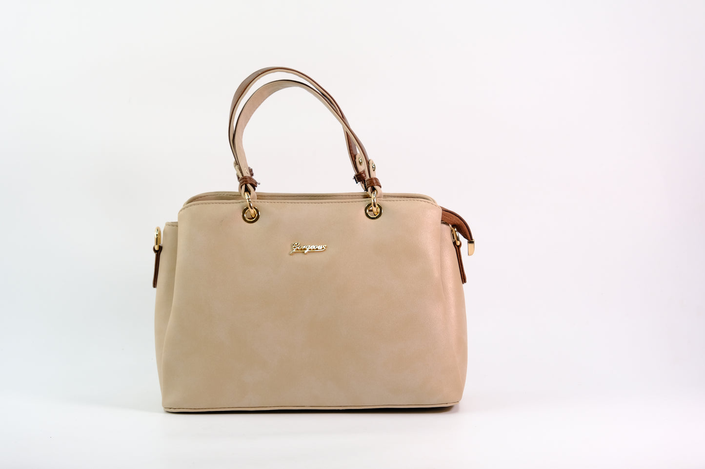 Luxe Beige Elegance Tote