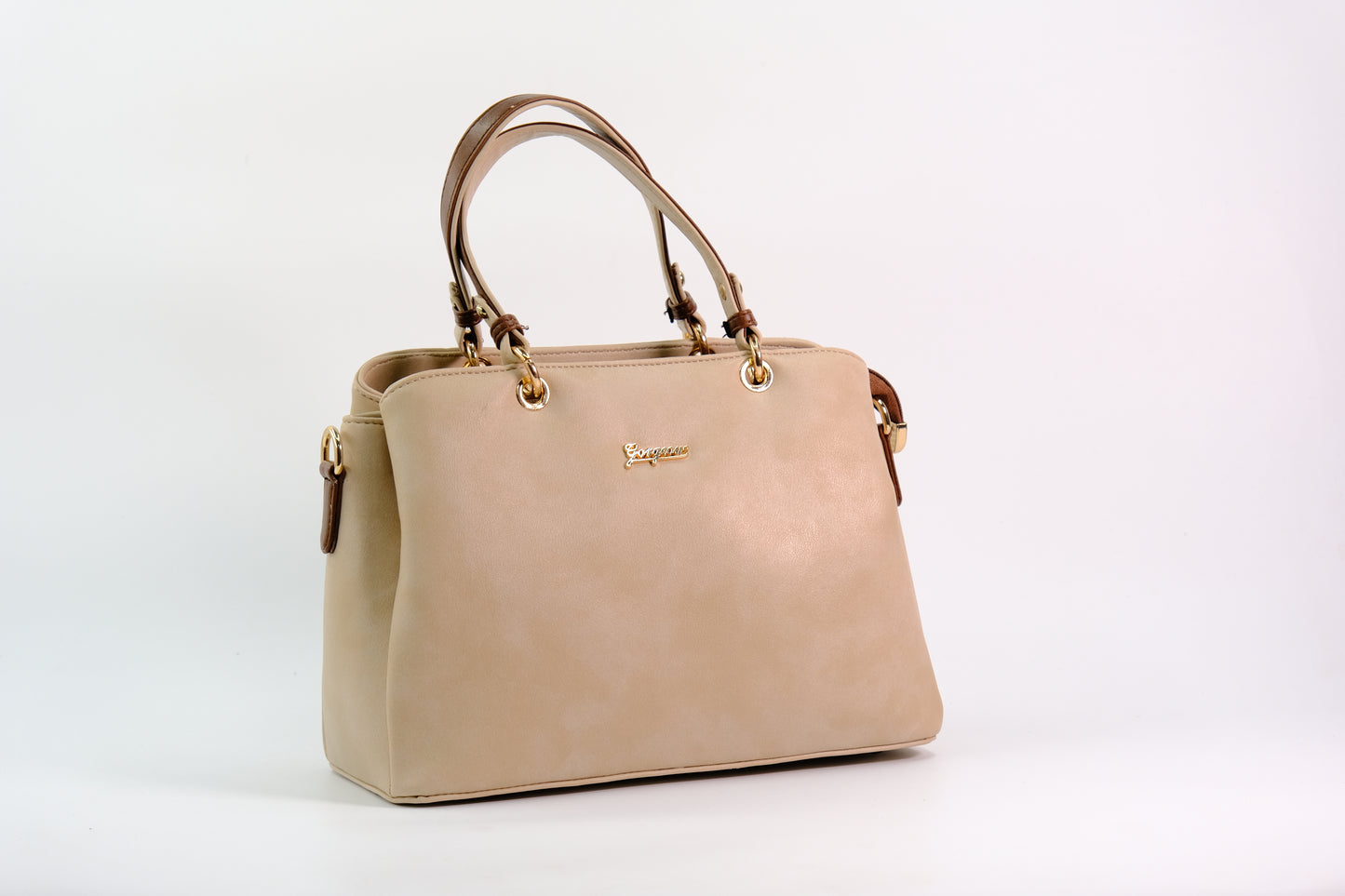 Luxe Beige Elegance Tote