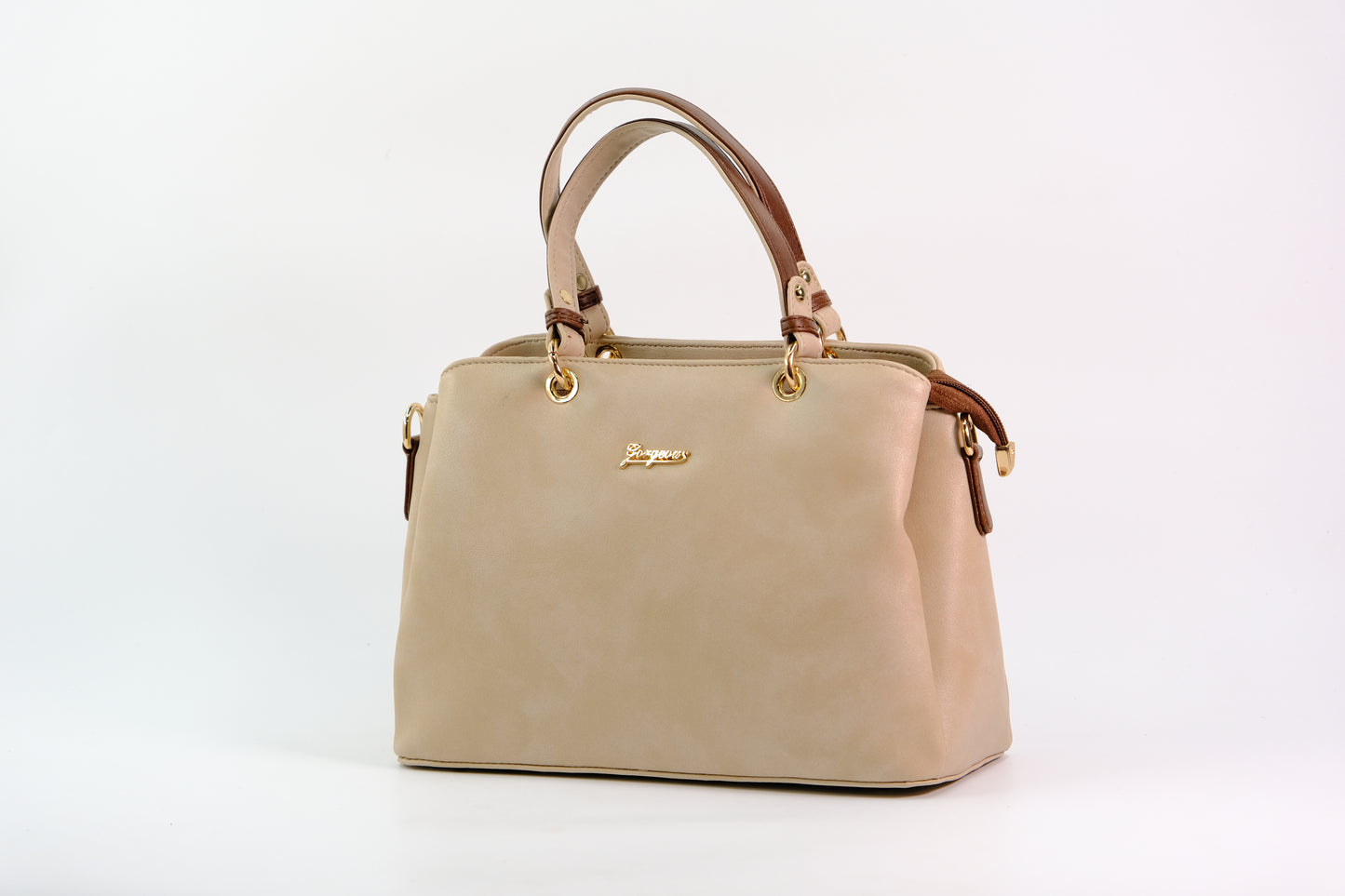 Luxe Beige Elegance Tote